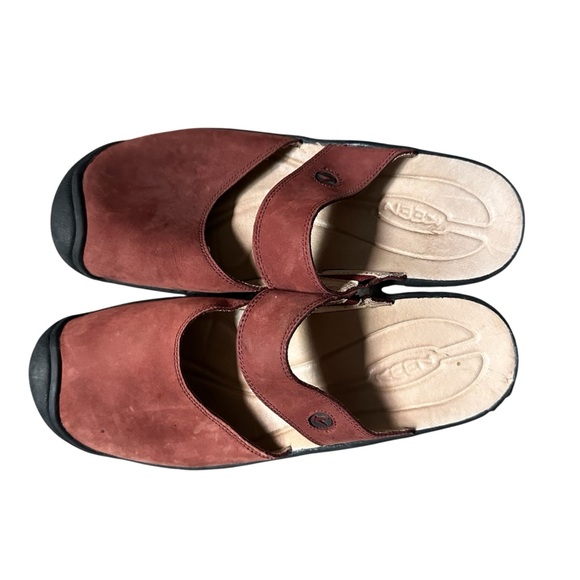 Keen‎ Financia Sandals Womans Sz 9.5 Brown/Red - Picture 2 of 7